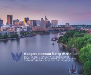 Saint Paul Downtown With Banner