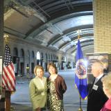Speaker Pelosi and Congresswoman McCollum at Union Depot in 2010