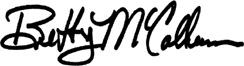 Betty McCollum Signature