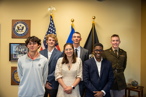 Individuals entering a US Service Academy