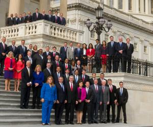 Freshmen Members of the 115th Congress at the U.S. Capitol