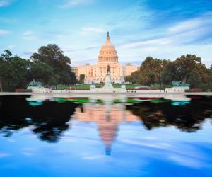 U.S. Capitol Building and Reflecting Pool